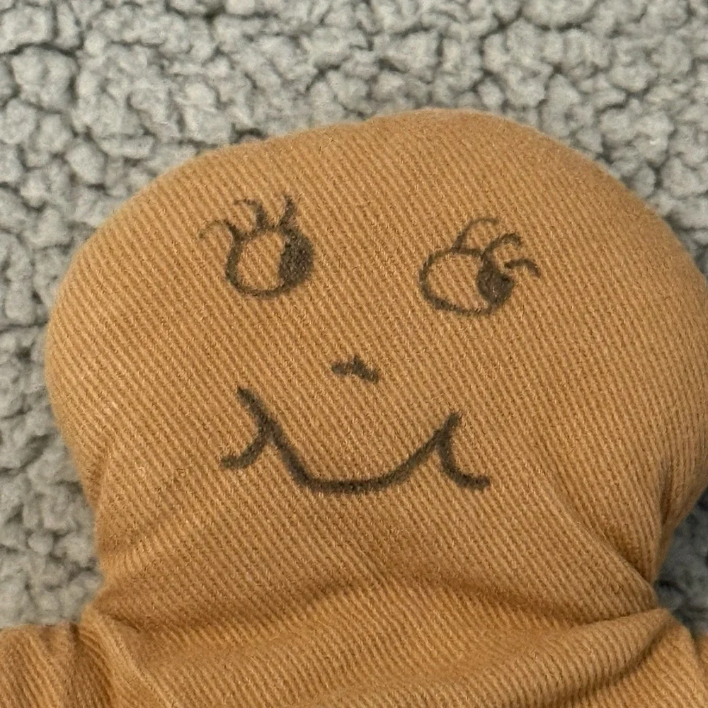 Williams Sonoma Gingerbread Man Oven Mitt‎ (1) Festive Holidays Christmas